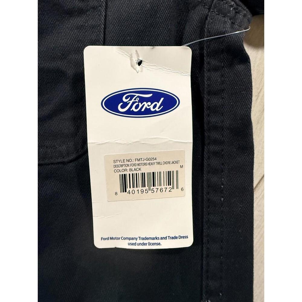 NWT Ford Motors 'Legendary Power 1903" Mechanic Style Work Jacket Size Medium - Picture 9 of 12